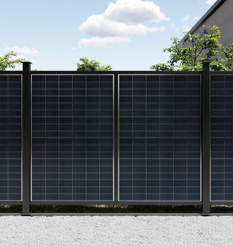 Ansicht: Solar-Fence - Innovativer Sichtschutz mit Solarmodul von Osmo